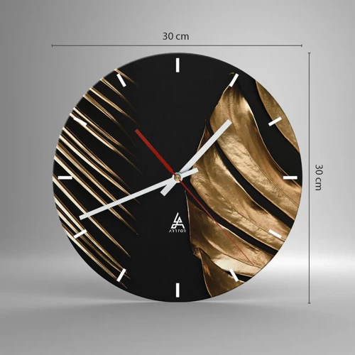 Horloge murale - Pendule murale - Différent et tout aussi cher - 30x30 cm