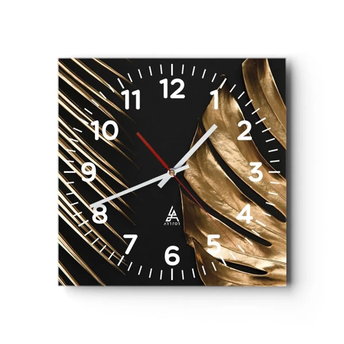 Horloge murale - Pendule murale - Différent et tout aussi cher - 40x40 cm