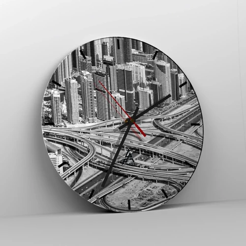 Horloge murale - Pendule murale - Dubaï - la ville impossible - 30x30 cm