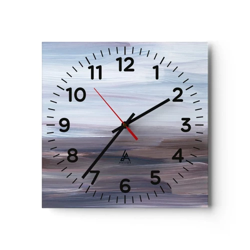 Horloge murale - Pendule murale - Éléments : eau - 30x30 cm