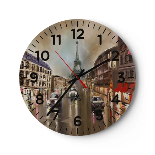 Horloge murale - Pendule murale - Elle seule compte - 30x30 cm