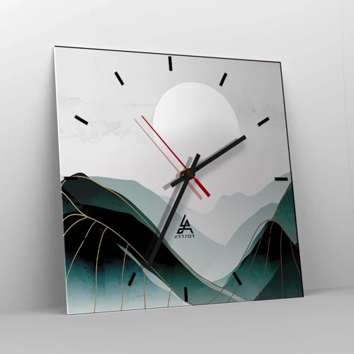 Horloge murale - Pendule murale - En pleine majesté - 30x30 cm