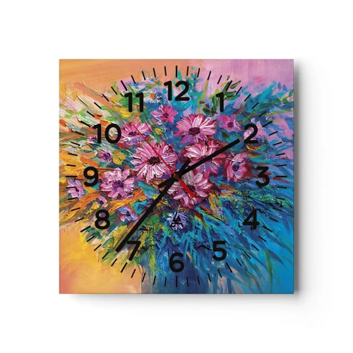 Horloge murale - Pendule murale - Énergie de la vie - 30x30 cm