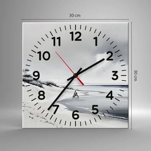 Horloge murale - Pendule murale - Ensemble depuis toujours - 30x30 cm