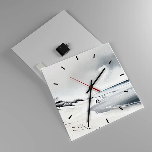 Horloge murale - Pendule murale - Ensemble depuis toujours - 40x40 cm