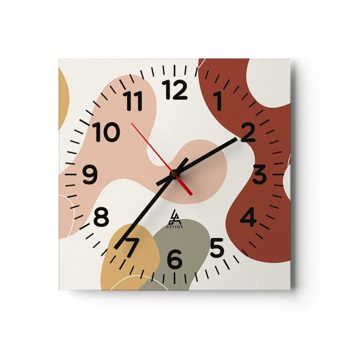 Horloge murale - Pendule murale - Entrelac - 30x30 cm