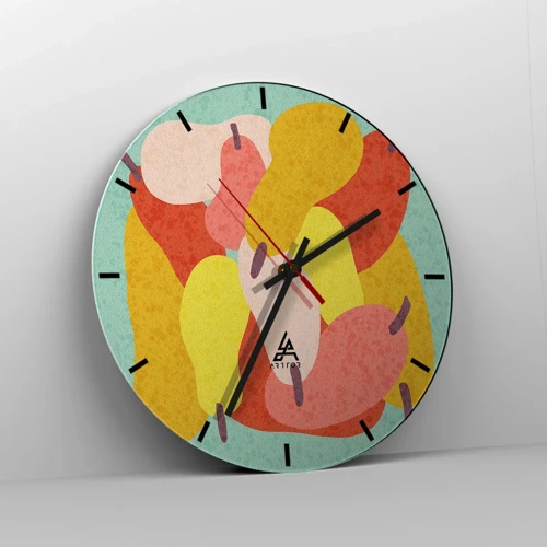 Horloge murale - Pendule murale - Essayez le soleil d'été - 30x30 cm