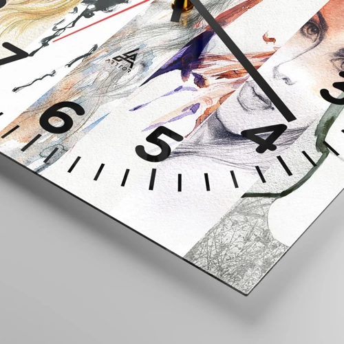 Horloge murale - Pendule murale - Et c'est toujours TOI - 30x30 cm