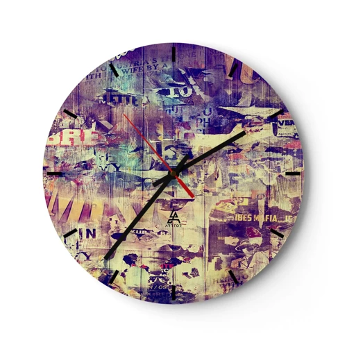 Horloge murale - Pendule murale - Et c'est tout ce qu'il y a à faire - 30x30 cm