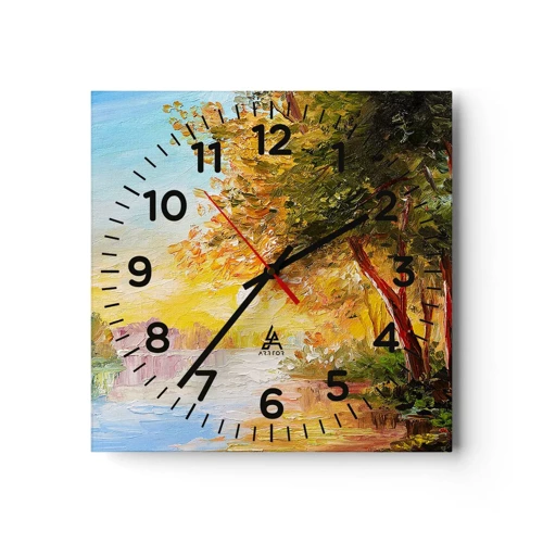 Horloge murale - Pendule murale - Et in Arcadia ego - 30x30 cm