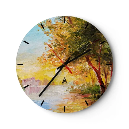 Horloge murale - Pendule murale - Et in Arcadia ego - 40x40 cm