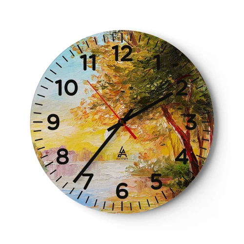 Horloge murale - Pendule murale - Et in Arcadia ego - 40x40 cm