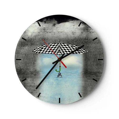 Horloge murale - Pendule murale - Et pourtant c'est possible - 30x30 cm