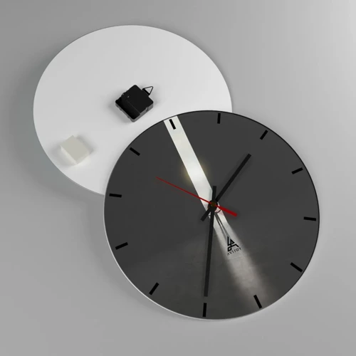 Horloge murale - Pendule murale - Étape vers un avenir radieux - 40x40 cm