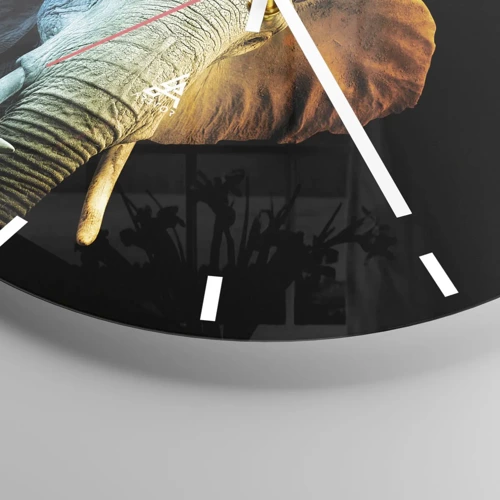Horloge murale - Pendule murale - Excentrique, pas bizarre - 30x30 cm