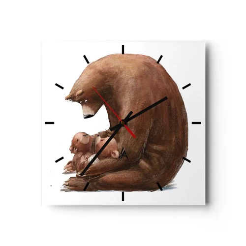Horloge murale - Pendule murale - Faites de beaux rêves les enfants - 30x30 cm