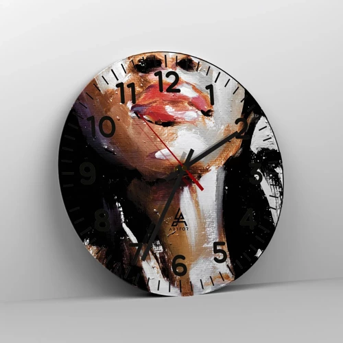 Horloge murale - Pendule murale - Fierté sans préjugés - 30x30 cm