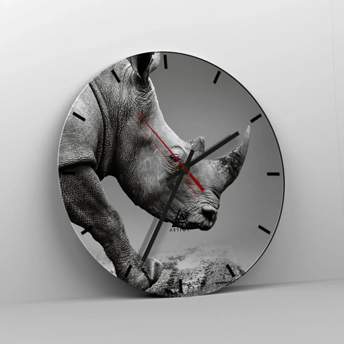 Horloge murale - Pendule murale - Force inarrêtable - 30x30 cm