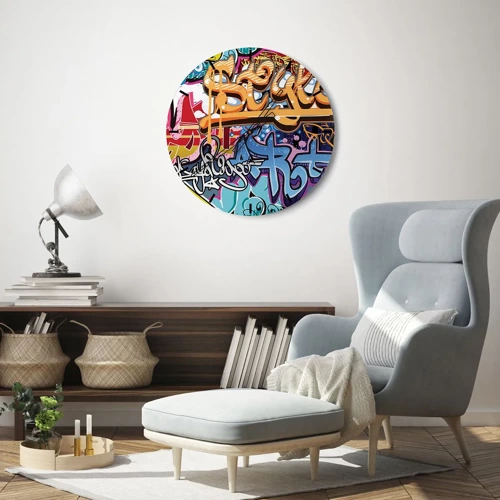 Horloge murale - Pendule murale - Fresques, fresques, fresques… - 30x30 cm