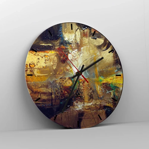 Horloge murale - Pendule murale - Froid, tiède, chaud - 30x30 cm