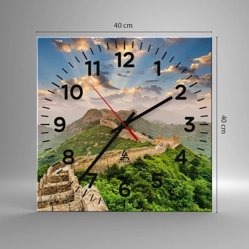 Horloge murale - Pendule murale - Grandeur éternelle - 40x40 cm