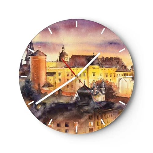 Horloge murale - Pendule murale - Histoire et conte de fées - 30x30 cm