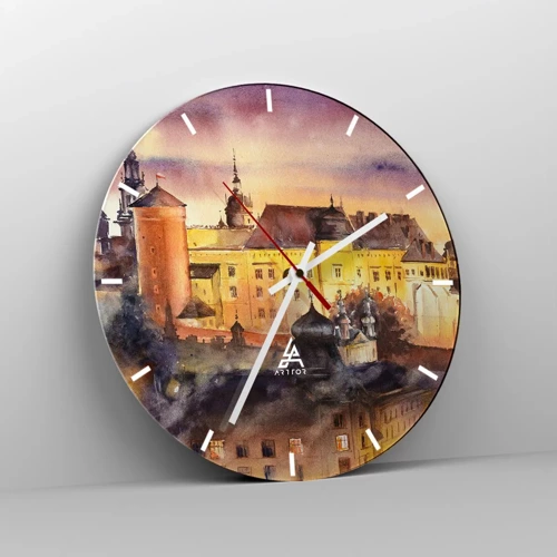 Horloge murale - Pendule murale - Histoire et conte de fées - 30x30 cm