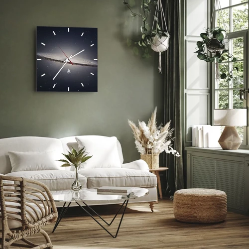 Horloge murale - Pendule murale - Il y a bien longtemps, dans une galaxie très lointaine… - 30x30 cm