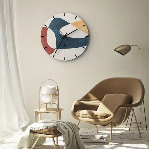 Horloge murale - Pendule murale - Influences et métamorphoses - 30x30 cm