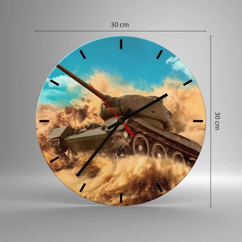 Horloge murale - Pendule murale - Insurmontable - 30x30 cm