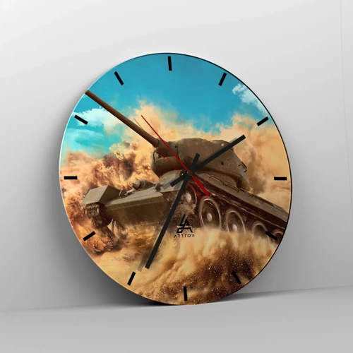 Horloge murale - Pendule murale - Insurmontable - 30x30 cm