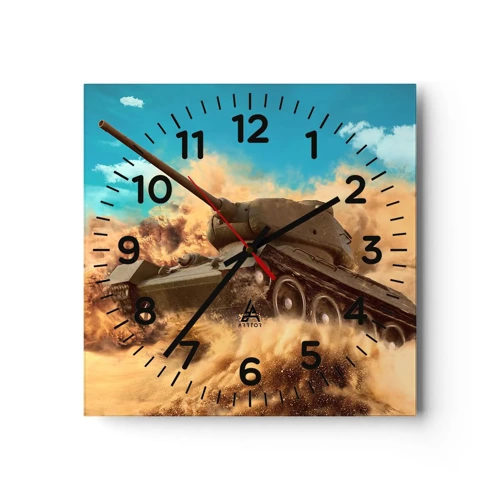 Horloge murale - Pendule murale - Insurmontable - 40x40 cm