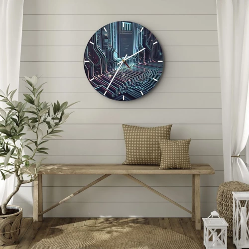 Horloge murale - Pendule murale - Je pense comme ça… - 30x30 cm