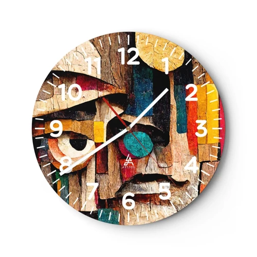 Horloge murale - Pendule murale - Je te vois… - 30x30 cm