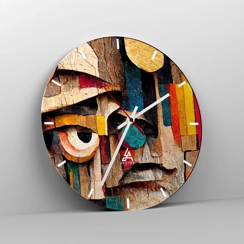 Horloge murale - Pendule murale - Je te vois… - 40x40 cm