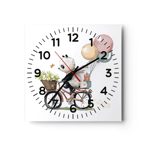 Horloge murale - Pendule murale - Jour de chance - 30x30 cm