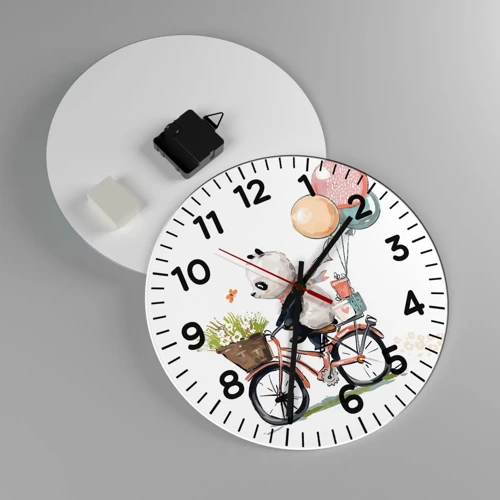 Horloge murale - Pendule murale - Jour de chance - 30x30 cm