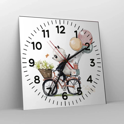 Horloge murale - Pendule murale - Jour de chance - 40x40 cm