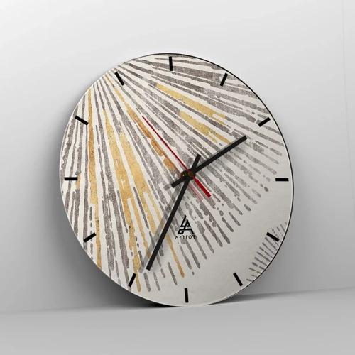 Horloge murale - Pendule murale - La beauté du rayon - 30x30 cm