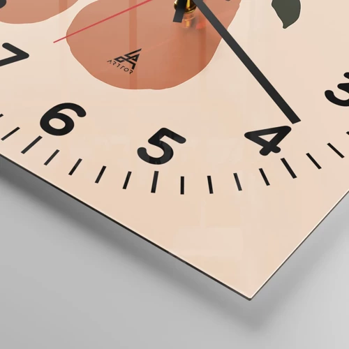 Horloge murale - Pendule murale - La douceur elle-même - 40x40 cm