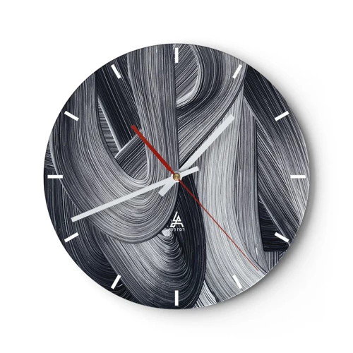 Horloge murale - Pendule murale - La fluidité de la réalité - 30x30 cm