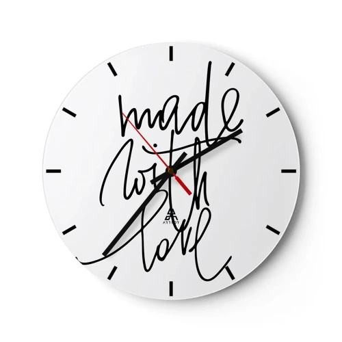 Horloge murale - Pendule murale - La meilleure marque - 30x30 cm