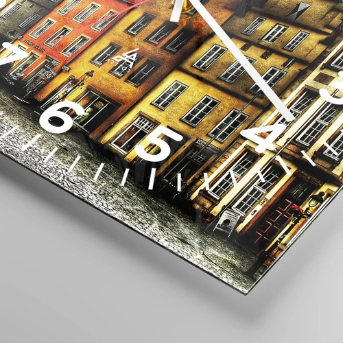 Horloge murale - Pendule murale - La seule chose qui manque est un carrosse enchantée - 30x30 cm