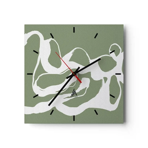 Horloge murale - Pendule murale - L'appel de l'espace - 30x30 cm