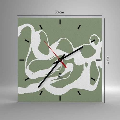 Horloge murale - Pendule murale - L'appel de l'espace - 30x30 cm