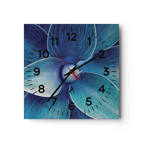 Horloge murale - Pendule murale - Le bleu du ciel - 30x30 cm