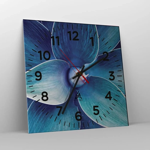 Horloge murale - Pendule murale - Le bleu du ciel - 30x30 cm