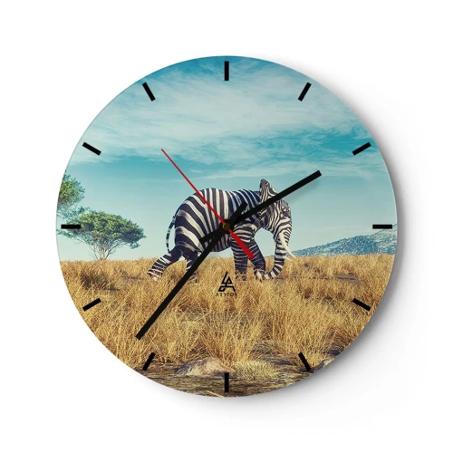 Horloge murale - Pendule murale - Le gris n'est déjà plus à la mode - 30x30 cm