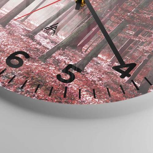 Horloge murale - Pendule murale - Le rouge est tout aussi beau - 30x30 cm