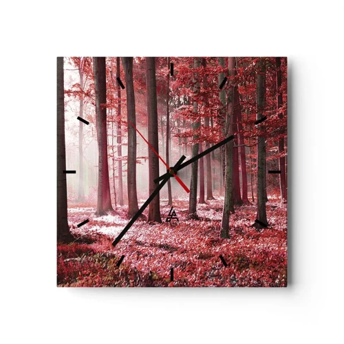 Horloge murale - Pendule murale - Le rouge est tout aussi beau - 30x30 cm